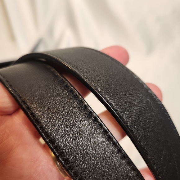 Coach Signature Optic Chain Shoulder Bag Black And Silver - Picture 7 of 10